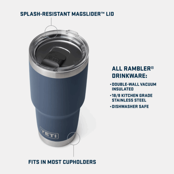 Termo YETI Rambler®Tumbler Rojo 20 oz con MagSlider - Image 3